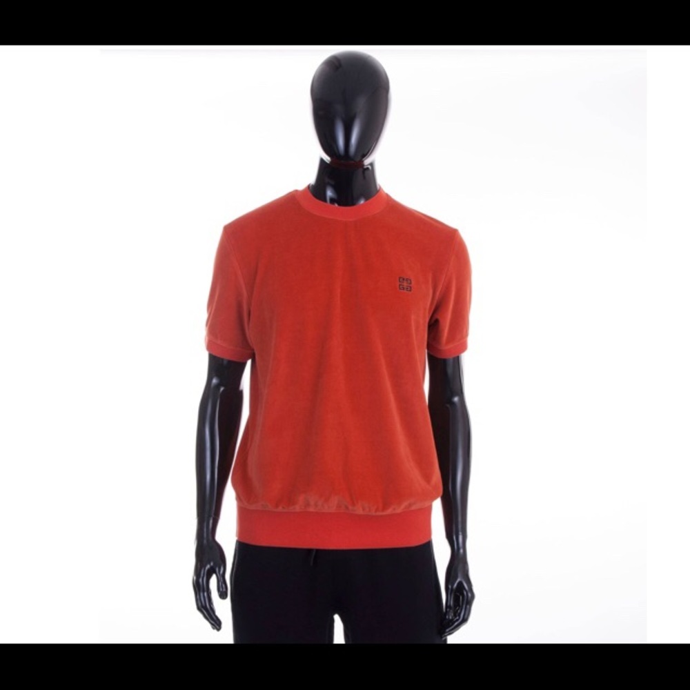 GIVENCHY LOGO CREWNECK VELOUR